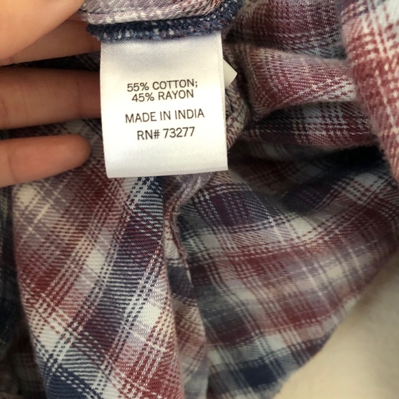 MUDD | Front Tie Flannel - Picture 5 of 7